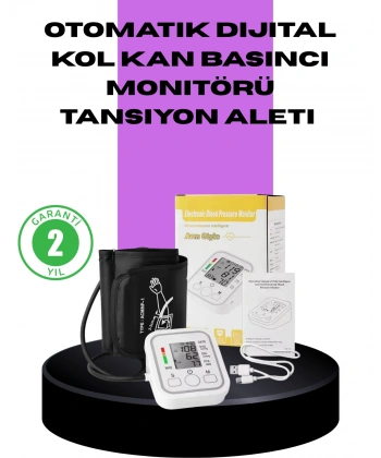 Elektronik Tansiyon Ölçer LCD Dijital Ekranlı