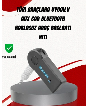 Eller Serbest Özellikli Bluetooth AUX Araç Kiti