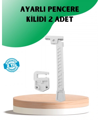 Emniyet Amaçlı Pencere Açılma Sınırlayıcı Aparat 2 Adet