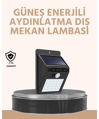 Enerji Tasarruflu ve Otomatik Sensörlü LED Güneş Işığı – Dış Mekan Uyumlu