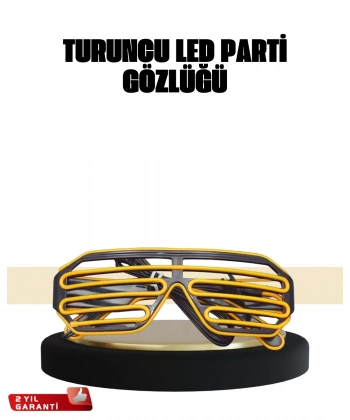 Enerjik Gece Etkinlikleri İçin LED Işıklı Gözlük
