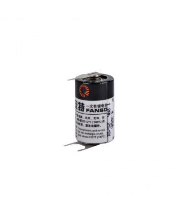 FANSO ER14250H 3.6V 1/2 AA Size Lithium Pil (Li-SOCL2) 3 PIN