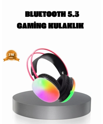 Ergonomik RGB Bluetooth Kulaklık 3D Ses