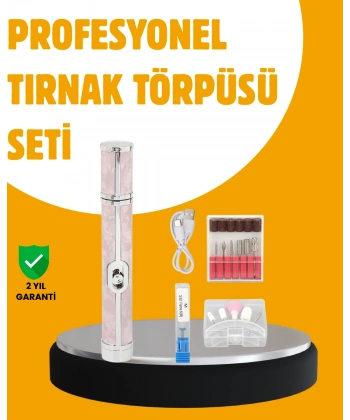 Ergonomik Saplı 20.000 RPM Hız Kontrollü Manikür Pedikür Makinesi