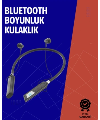 Ergonomik Tasarımlı Bluetooth Kulaklık – Gürültü Azaltmalı, Manyetik