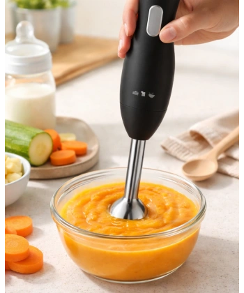 Ergonomik Tasarımlı El Blenderı Paslanmaz Çelik Metal Blender Ayağı