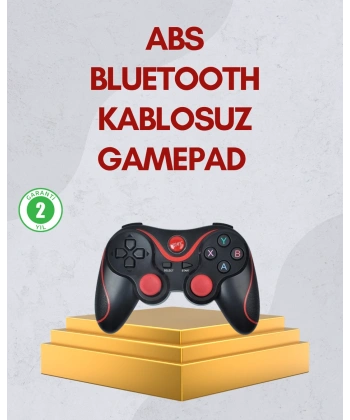 Ergonomik Tasarımlı Kablosuz Bluetooth Gamepad Titreşimli