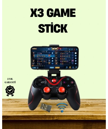 Ergonomik Tasarımlı Şarjlı Kablosuz Gamepad