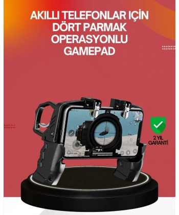 Ergonomik Tetik Tasarımlı Mobil Oyun Gamepad Tutucu