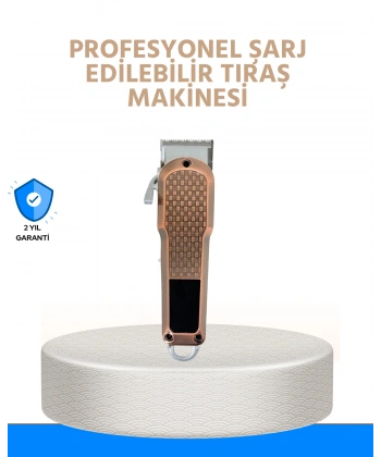 Erkek Bakım Makinesi – LCD Ekranlı 7000RPM Şarjlı Saç ve Sakal Kesme Cihazı