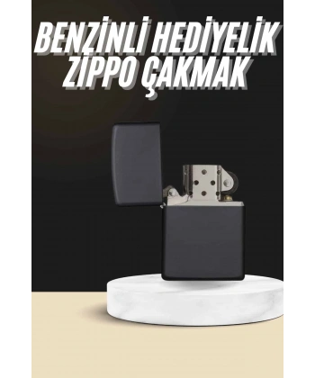 Erkeklere Özel Hediyelik Eşya  Metalik Benzinli Çakmak Doldurulabilir