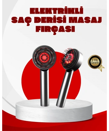 Esansiyel Yağ Hazneli LED Saç Bakım Masaj Tarağı