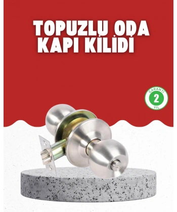 Estetik Güvenli Topuzlu Kapı Kilidi