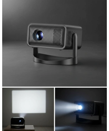 Ev Sineması İçin 150 İnç LED Projeksiyon WiFi Bluetooth Destekli