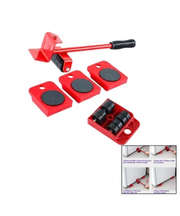 EV TİPİ KALDIRAÇ EŞYA MOBİLYA TAŞIMA APARATI 5PCS TAŞIMA KAPASİTE:150KG