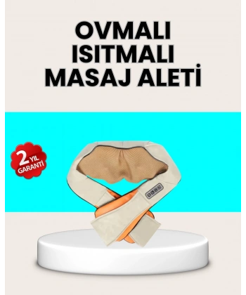 Ev Tipi Ovmalı Isıtmalı Boyun Omuz Bel Masaj Aleti Kolay Kullanım
