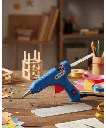 Ev ve El İşi Çalışmaları İçin 20W Silikon Tabancası 7.5 mm Uyumlu 5 Adet Hediye Silikon