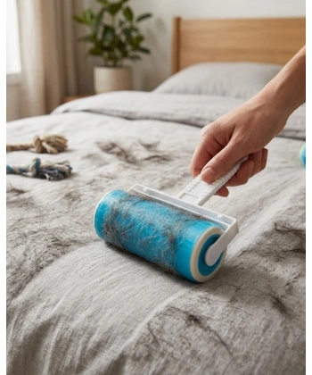 Evcil Hayvan Tüy Toplama Rulosu Kıyafet Koltuk Halı Temizleme Yıkanabilir Roller