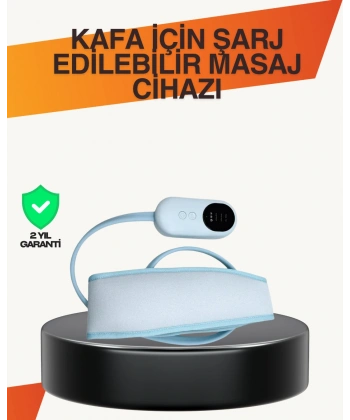 Evde Spa Etkisi Sunan Isıtmalı Baş Masaj Cihazı