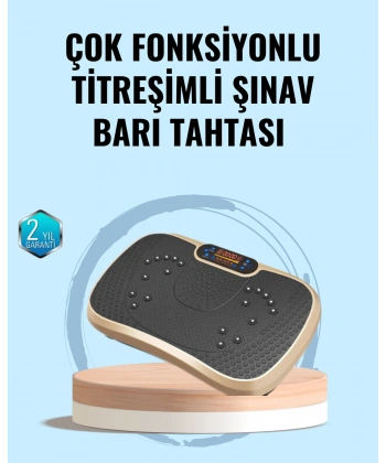 Evde Spor İçin Titreşimli Plate Fitness Platformu