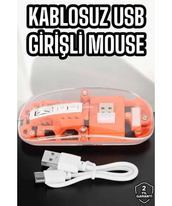 Fare Mouse Çift Modlu Kablosuz Bağlantılı 2.4GHz Destekli