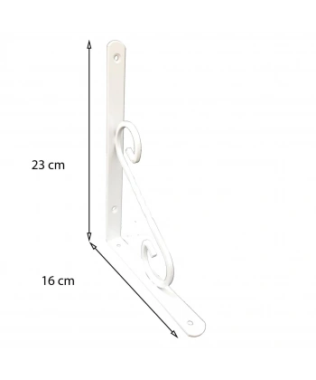 Ferforje Raf Altı No:3 Beyaz