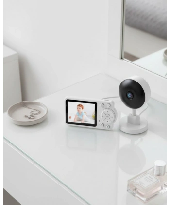 FHSS Teknolojili Güvenli Bebek Monitörü Net Görüntü