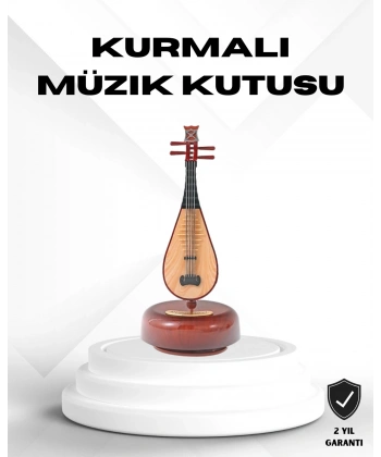 Figürlü Müzik Kutusu Zarif Melodili Dekoratif Model