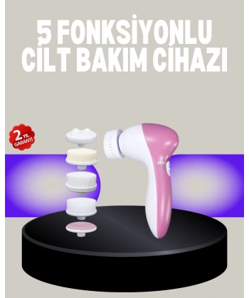 Fırçalı Yüz Temizleme ve Spa Masaj Cihazı