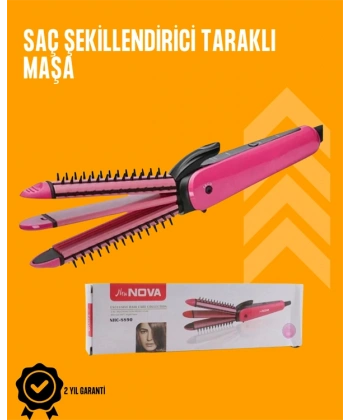 Fön İşlemine Uyumlu Sabitleyici Saç Tarağı