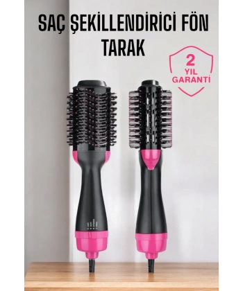 Fön Tarak Elektriklenmeyi Önleyen ve Parlaklık Veren Saç Şekillendirici