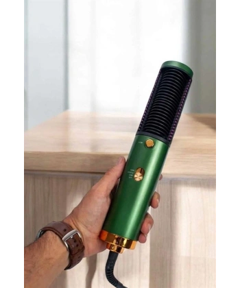 Fön Tarak Saç Düzleştirici Üflemeli Fön Makinesi Sıkı Dişli Taşınabilir