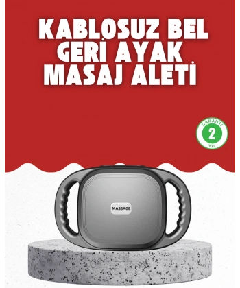 Fonksiyonlu Şarjlı Masaj Aleti 6 Başlık 2000 mAh Ergonomik Gövde