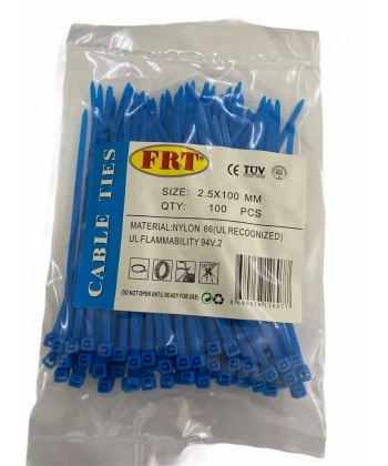 FRT Mavi 2,5x100 Kablo Bağı