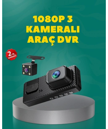 Full HD 1080P Araç Kamerası | Gece Görüşlü, Döngü Kayıt ve Geri Görüş