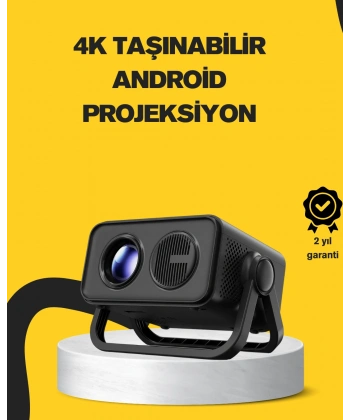 Full HD 1080P HDR Destekli Akıllı Projeksiyon Cihazı