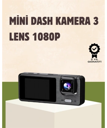 Full HD 3 Kanallı Araç Kamerası – Akıllı Çözümlerle Sürüş