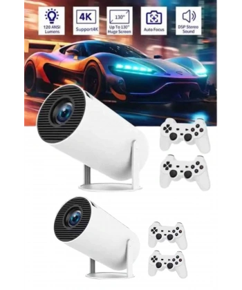 Full HD 8 GB Ayaklı Çift Kollu 4K Video Oyun Konsolu Taşınabilir