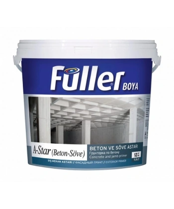 Füller A-Star Brüt Beton Söve Astarı 12 Kg Açık Mavi