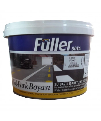 Füller Beyaz Yol Çizgi Boyası 2,5 Litre Su Bazlı