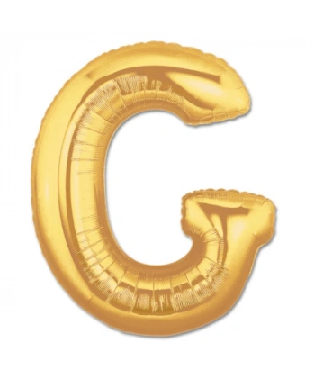 G Harf Folyo Balon Altın Renk  40 inç