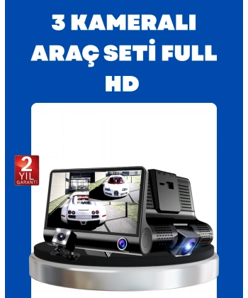 G-Sensör, Park Modu ve Döngüsel Kayıt Destekli Araç DVR