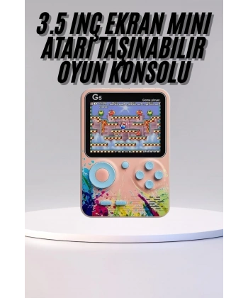 Game Box Mini 500 Adet Retro Oyun Taşınabilir Oyun Konsolu