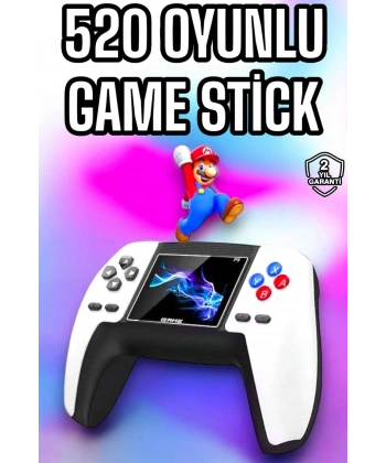 Game Stick 520 Oyunlu Retro Konsol Çocuklara Özel