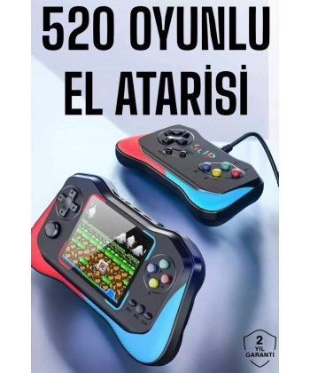 Gamepad Joystick Nostalji 500 Oyunlu 2 Li Atari Gamebox Oyun Konsolu Sup Atari