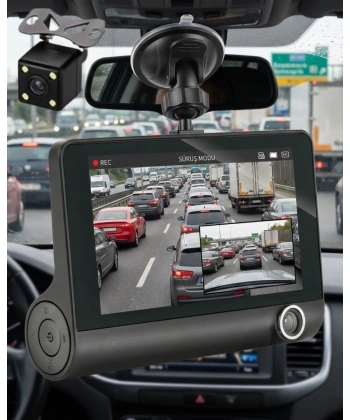 Gece Görüşlü Araç İçi Kamera Full HD Park Modlu