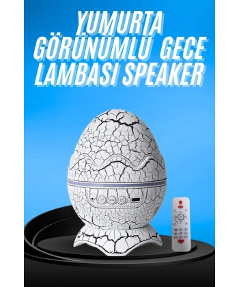 Gece Lambası Yumurta Işık Speaker Yeni Nesil Dinozor Yumurtası Görünümlü
