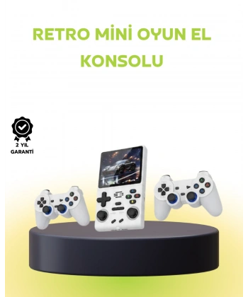 Geniş Ekranlı Taşınabilir Retro Oyun Konsolu