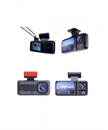 Geri Görüş Destekli Full HD Araç Kamerası – Gelişmiş 3 Kameralı Kayıt Çözümü