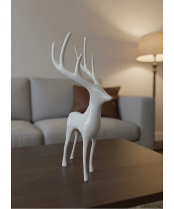 GEYİK FİGÜRÜ BEYAZ